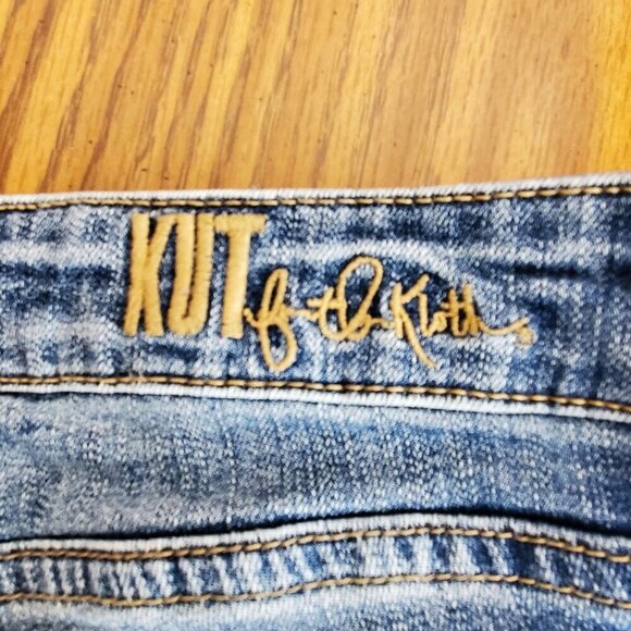 Kut From the Kloth Katy Boyfriend Womens Size 8 Mid-Rise Blue Denim Jeans - Picture 10 of 16